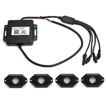 Gp-Xtreme GP-Xtreme GP-HID-415-RGB Universal Underbody Rock Light RGB for Car Truck Motocyle LED Cree lamp Flood Lights GP-HID-415-RGB